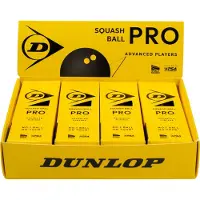 Dunlop Pro Double Yellow Dot Squashbollar