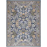 De Onlinewinkelier b.v. Utomhusmatta | Bloom Oriental blå hos Volero | 200x290cm | Blå | Rektangel | Utomhusmattor