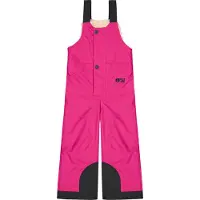 Picture Organic Clothing - Skidbyxor barn - Snowy Bib Pants Beetroot Powder för Unisex - Barnstorlek 104 cm - Rosa