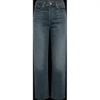 Levi's för kvinnor. 79078-0061 Blå ribbade jeans i full längd (28/34), Casual, Bomull, Denim