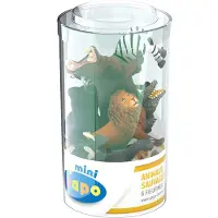 Papo Minifigurer - 6 st. - Vilda Djur - - One Size - Leksaksdjur