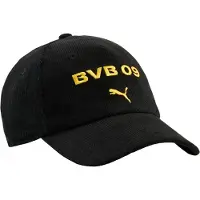Puma Dortmund Keps Ftblculture - Svart/gul, storlek One Size