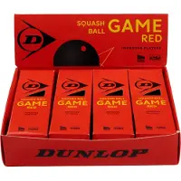 Dunlop Game Box Single Red Dot Squashbollar