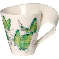Villeroy & Boch NewWave, Single, 0,3 l, Svart, Grön, Vit, Porslin, Kaffe, NewWave