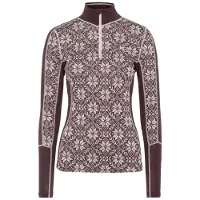 Kari Traa Women's Anna Half Zip Cocoa Powder