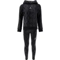 Jordan Hoodie/Leggings - Viktigt Snake - Svart m. Ormpengar - - 6-7 år (116-122) - Sweatset