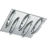 Eglo Leuchten LED taklampa Padella, dimbar, Svart, Vardagsrum / matsal, Metall, Modern, LED-taklampa