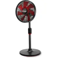 Einhell 3408071, Bladfläkt för hushållsbruk, Svart, Röd, Golv, 32 cm, 425 - 725 mm, 8 h - SOLO