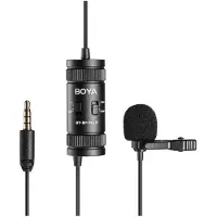Boya BY-M1 Pro II trådbunden lavaliermikrofon med 6m kabel