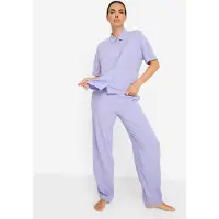 LASCANA Pyjamas violettblå
