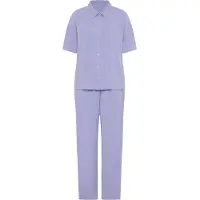 LASCANA Pyjamas violettblå