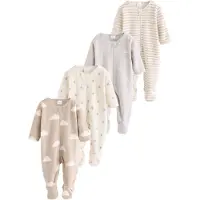 Next Pyjamas beige / sand / pastellblå