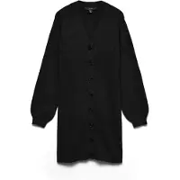 Vero Moda Stickad klänning 'VMKARLA' svart