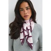 Gina Tricot  - Satin scarf - halsdukar & scarves - Rosa - ONESIZE - Dam