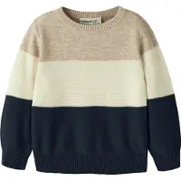 Name it Tröja 'NMMVOHAN' kräm / kitt / mörkblå