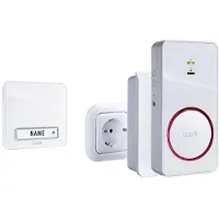 M-E Modern-Electronics 41152 Trådlös gong Komplett set Belyst