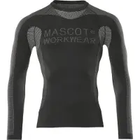 Mascot 50563-936-09, Skjorta, Man, Svart, M, Elastin, Polyamid, Polyester, 170 g/m²