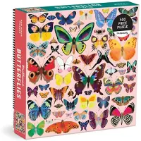 Mudpuppy Brilliant Butterflies 500 Piece Family Puzzle