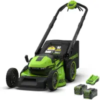 Greenworks Batteridriven gräsklippare självgående LM4604SA28Ah; 40 V; 2x4,0 Ah batterier + 8,0 Ah batteri