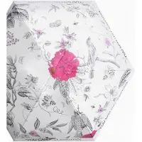 Yiran Furniture Platt Sexfaldig Fickparaply Solparaply Färglim Solskydd Solskyddsparaply Paraply Damfällbar Paraply white