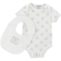 Dolce&Gabbana Gåvoset - Dregglisar/Body k/ä - Logo Beige - - 6-9 mån - Body K/Ä