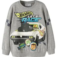 Name it Sweatshirt azur / grå / svart / vit