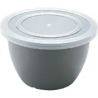 GlassFORever Återanvändbar Matbehållare Grå - Polykarbonat 635 Ml u. Lock