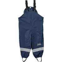 Sterntaler Regnbyxor m. Hängslen/Fleece - PU - Marinblå - - 5 år (110) - Regnbyxor