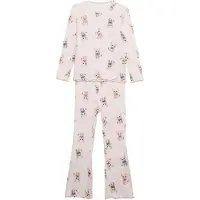 Lindex Pyjamas 'Kittens' rosa / vit