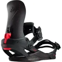 Jones - Snowboardbindningar - Nebula Fase Tweaker Black/Red 2027 för UnisexNylon - Storlek 37,5-41 - Svart
