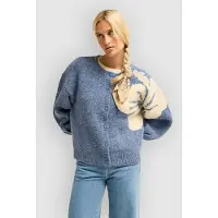 Billabong Bayside Hibiscus Tröja true navy, L