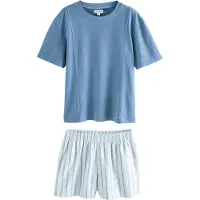 Next Kort pyjamas opal / pastellblå / grå