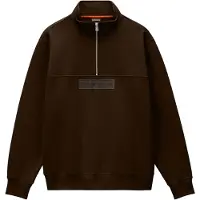 Napapijri Box Logo Tröja Med Halv Dragkedja