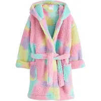 Next Badkappa azur / citrongul / orkidé / rosa