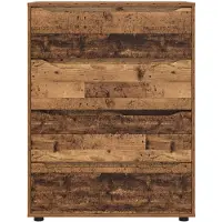 vidaXL Förvaringsskåp Gammalt trä 80 x 48 x 105 cm Konstruerat trä