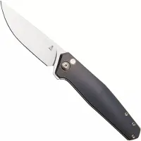 Anso of Denmark Toko TOK-KOB-SAT-TI, Stonewashed RWL34, Kobolt Titanium, Satin Hardware, Titanium Backspacer, pocket knife, Jens Ansø design