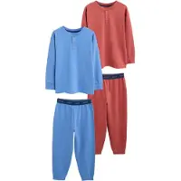 Next Pyjamas ljusblå / körsbärsröd