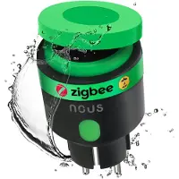 NOUS We Išmanioji rozetė ZigBee, 230Vac 16A, hermetiška IP44, su energijos matavimu, TUYA / Smart Life