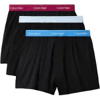 Calvin Klein 3 Pack Slim Boxers Icon Cotton Stretch