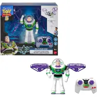 Toy Story Disney och Pixar 5-actionfigur föreställande en flygande, fjärrstyrd, högteknologisk Buzz Lightyear, 8 År, Multifärg, Plast