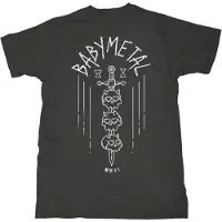 Ginza.se Babymetal: Unisex T-Shirt/Skull Sword (Black) (Small)