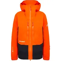Mammut - Skidjackor - Eiger Free Advanced HS Hooded Jacket Men Eiger Orange Black för Unisex - Storlek L - Svart