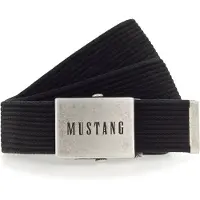Mustang Bälte 'Gürtel' basalgrå / silver