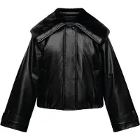 Calvin Klein Jeans Faux Leather Bomber Jacket