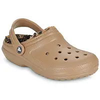 Crocs Träskor Classic Lined Animal Clog kvinnor - Brun - 38 / 39