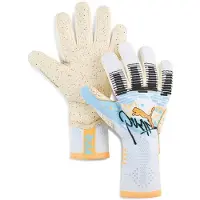 Puma Målvaktshandske Future Ultimate NC Playmaker - White/Vibrant Blue/Team Aqua LIMITED EDITION, storlek 8