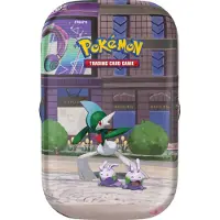 Pokémon Kolekcionuojamos Korteles - TCG Lumiose City Mini Tin Gallade, 2 Booster Packs, Sticker Sheet, Code Card