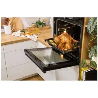 Gorenje Black Set 4 - BCX6737E05BG+ECD634X - ugn med spisplatta - med ångfunktion - inbyggd - med självrengöring