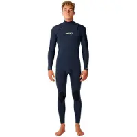Rip Curl Dawn Patrol Pro 3/2 Mm Långärmad Neopren Våtdräkt Med Bröst Blixtlås