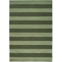 Classic collection Stripe Boucle matta grön